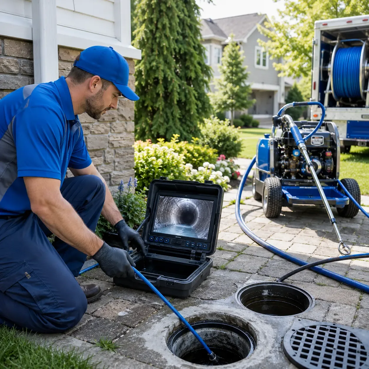 Outdoor drain cleaning professionals serving Scotland, IN
